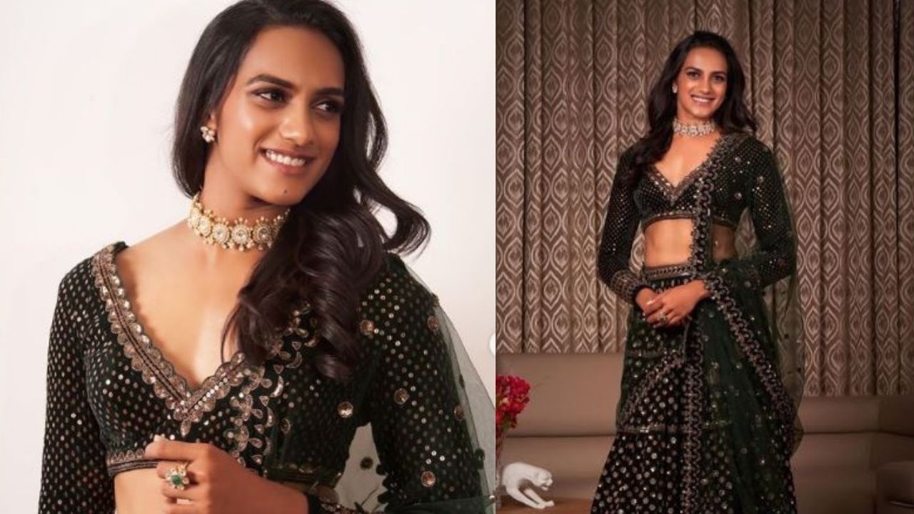 PV Sindhu: ফ্যাশন দুনিয়ায় নয়া চমক! একলাখি লেহেঙ্গার বেশে এ কোন সিন্ধু!