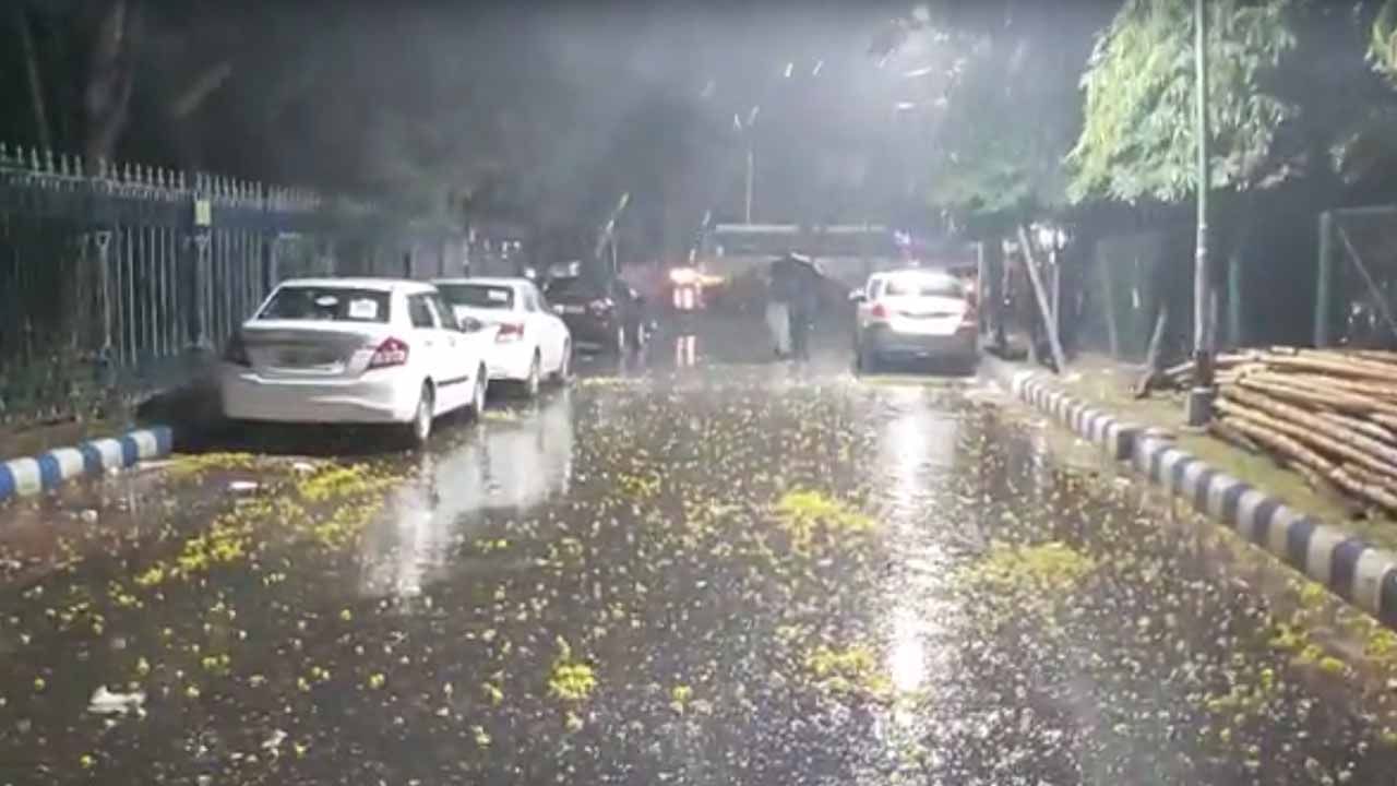 Rain in Kolkata: অবশেষে তুমুল বৃষ্টি শুরু কলকাতায়, ৬৪ কিমি বেগে বইছে ঝড়