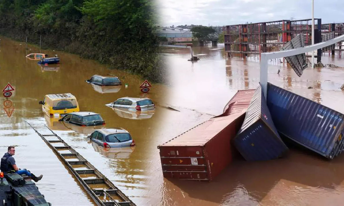 Flood in South Africa : ভয়াবহ বন্যার কবলে দক্ষিণ আফ্রিকা, মৃতের সংখ্যা ছাড়াল ৪০০-র গণ্ডি Flood in South Africa : ভয়াবহ বন্যার কবলে দক্ষিণ আফ্রিকা, মৃতের সংখ্যা ছাড়াল ৪০০-র গণ্ডি