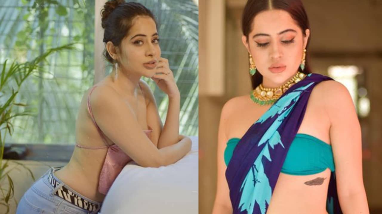 Urfi Javed: শরীরে নেই পোশাক, কেবল কয়েকটা ফুল দিয়ে উরফি করলেন লজ্জা নিবারণ