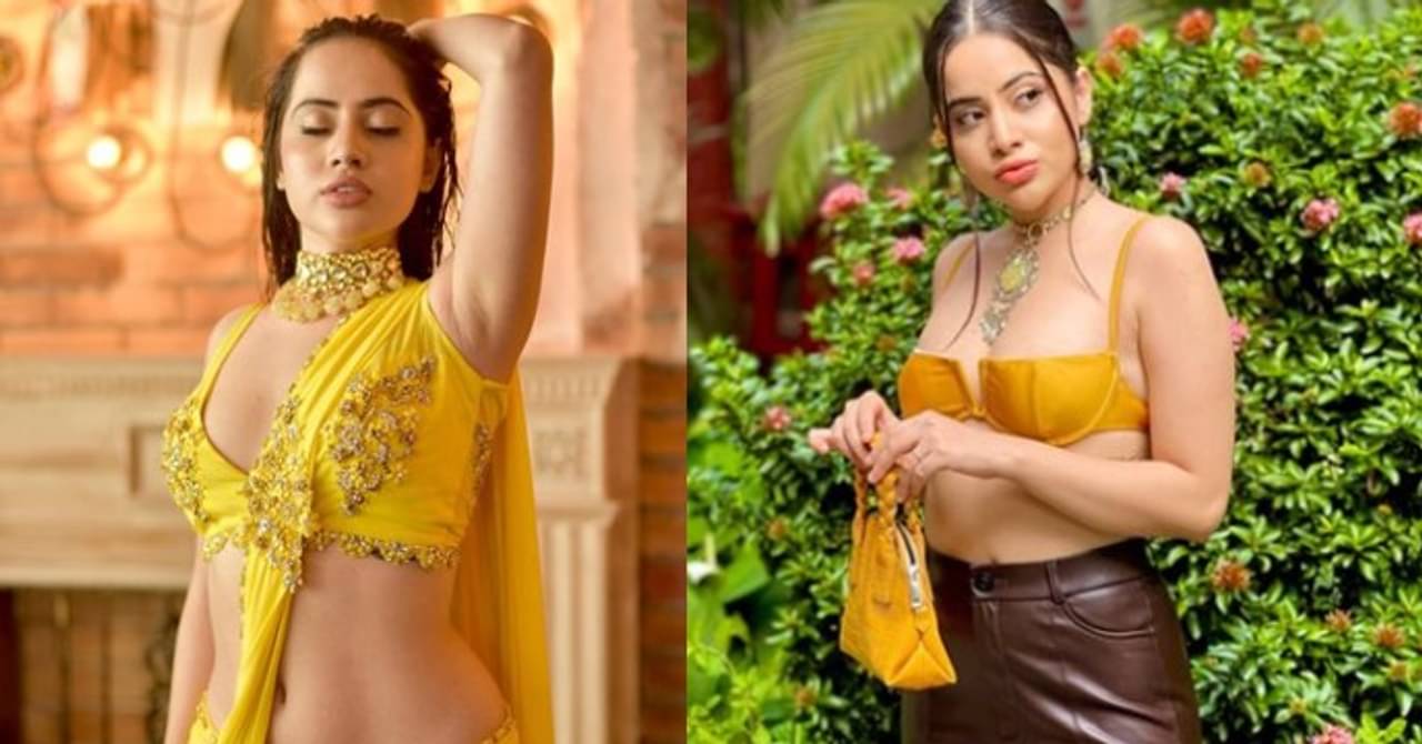 Urfi Javed: উরফির মাথায় ফুলের বৃষ্টি, ট্রোলের চাপেই কি ফ্যাশন বদল! পোশাক দেখে অবাক নেটপাড়া