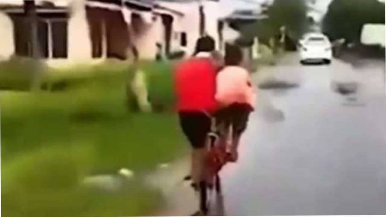 Viral Video: একটাই সাইকেলে দুদিক থেকে প্যাডেল করছে দুই কিশোর! দেখুন মজার ভাইরাল ভিডিয়ো