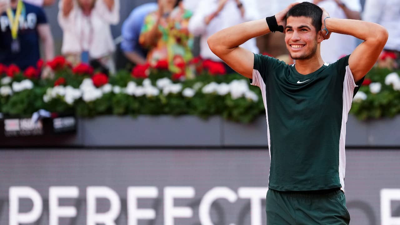 Madrid Open: রাফার পর জকোভিচকেও হারিয়ে মাদ্রিদ ওপেনের ফাইনালে কার্লোস আলকারাজ