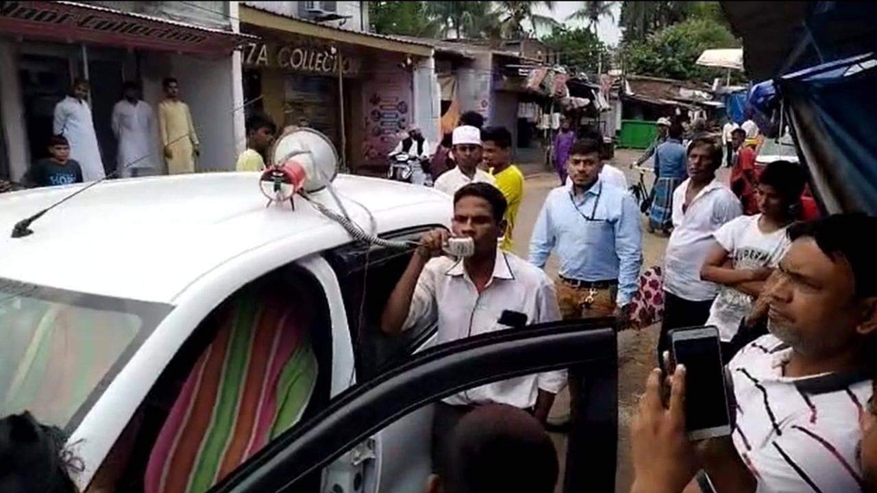 Asansol news: ঝড়ের অশনি সংকেত, আসানসোলের নুনী ও গাড়ুই সংলগ্ন এলাকায় শুরু মাইকিং