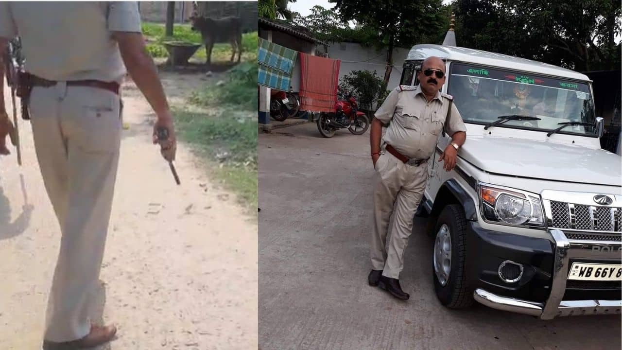 Malda Police: ‘এই শা…দের গোষ্ঠী কোন্দল থামবে না’, পিস্তল উঁচিয়ে এই মন্তব্য করার পরই ক্লোজ করা হল মালদার SI-কে