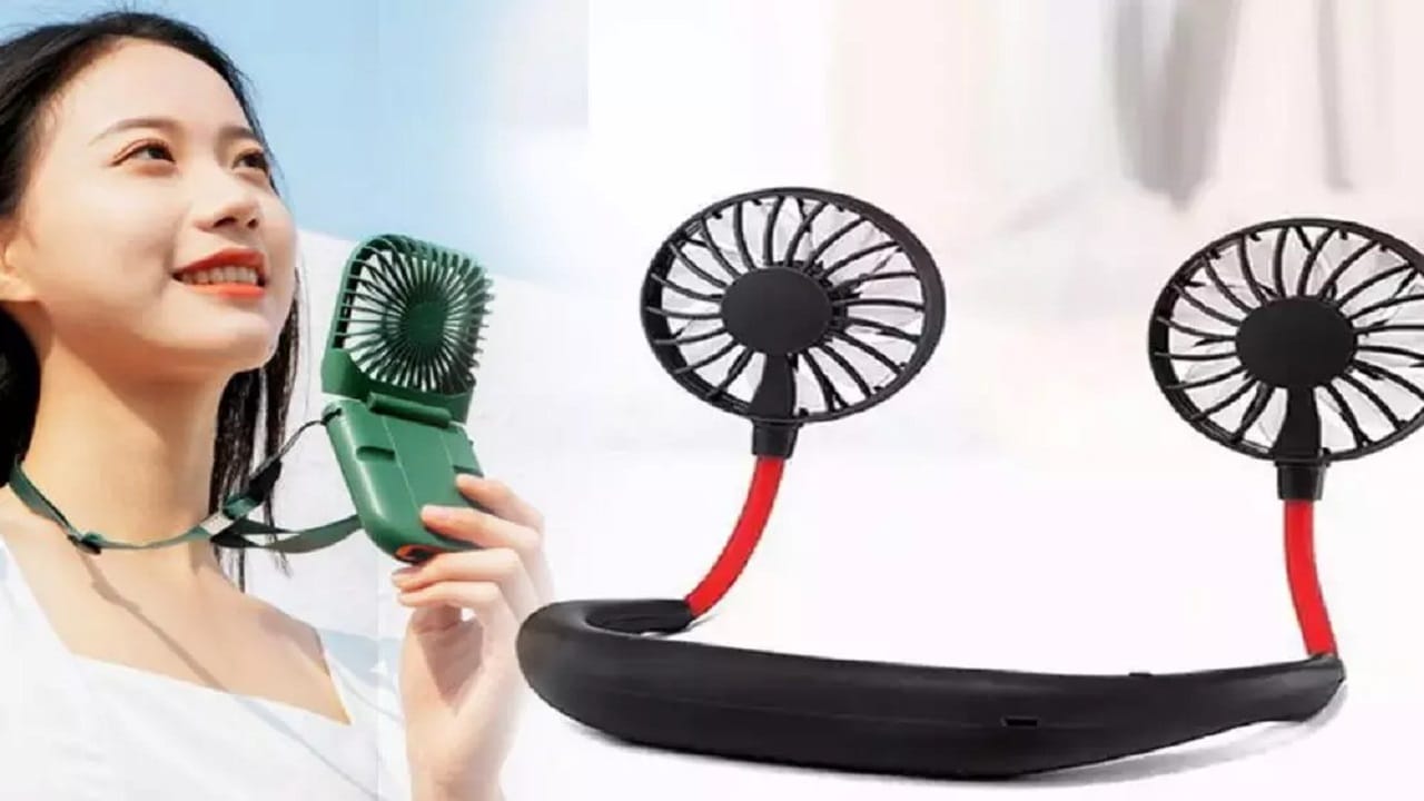 headphones. This neck band fan 