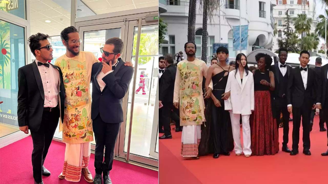 Cannes-Gourab: বাংলার ধুতি-পাঞ্জাবি কান চলচ্চিত্র উৎসবের রেড কার্পেটে