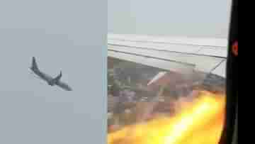 Aeroplane Crash: ঢুকে পড়েছে পাখি, আগুনের লেলিহান শিখা দেখে ইঞ্জিন বন্ধ করতে বাধ্য হলেন পাইলট, দেখুন ভিডিয়ো