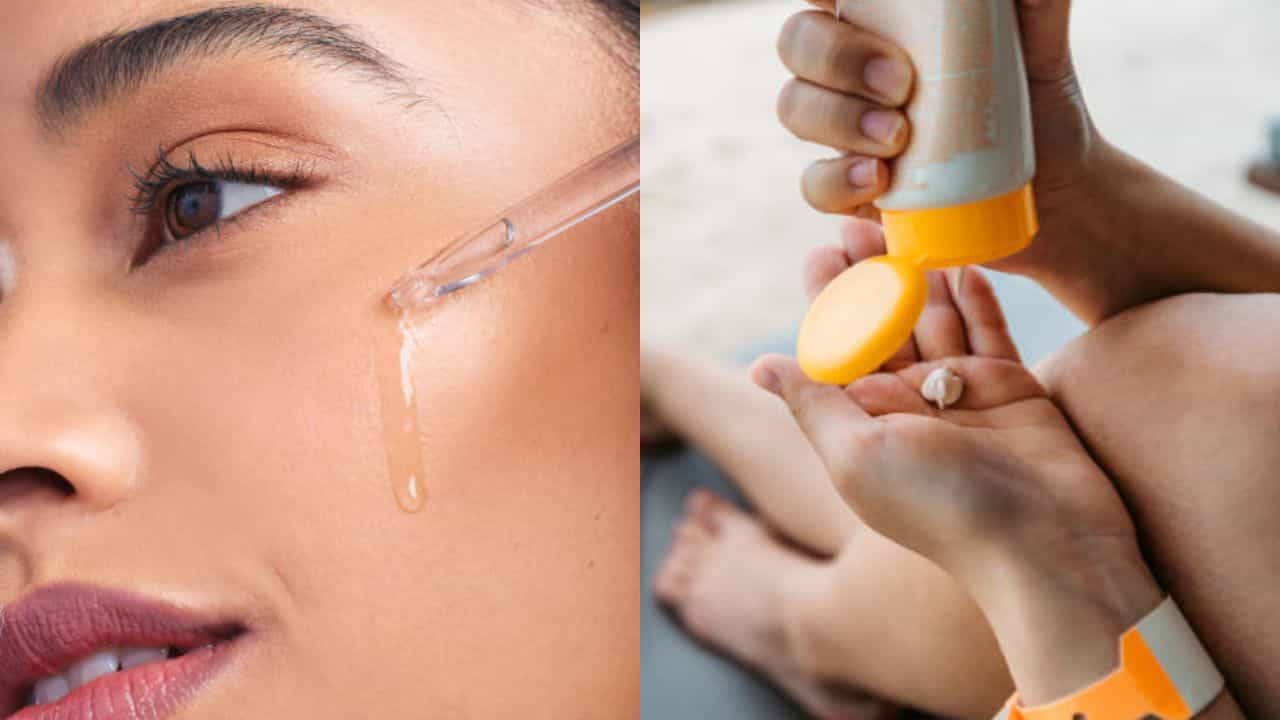 Vitamin C & Sunscreen: ভিটামিন সি সিরাম ও সানস্ক্রিন একসঙ্গে ব্যবহার করা কি উচিত? জানুন এই 'পাওয়ার কাপল'-এর খুঁটিনাটি Vitamin C & Sunscreen: ভিটামিন সি সিরাম ও সানস্ক্রিন একসঙ্গে ব্যবহার করা কি উচিত? জানুন এই 'পাওয়ার কাপল'-এর খুঁটিনাটি