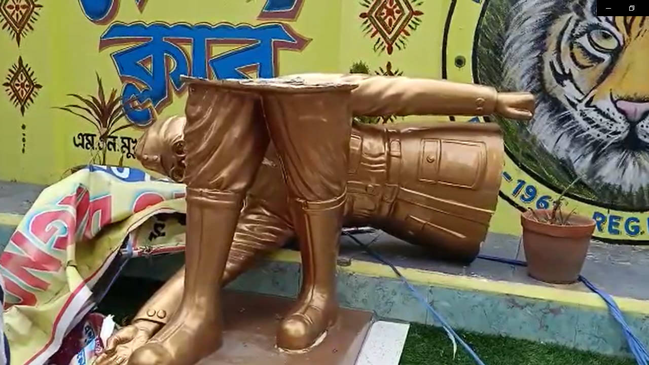 Netaji Subhas Chandra Bose: ভেঙে দুটুকরো করে দেওয়া হল নেতাজীর মূর্তি, সিসিটিভিতে ধরা পড়ল হামলার দৃশ্য, নেপথ্যে কী কারণ?