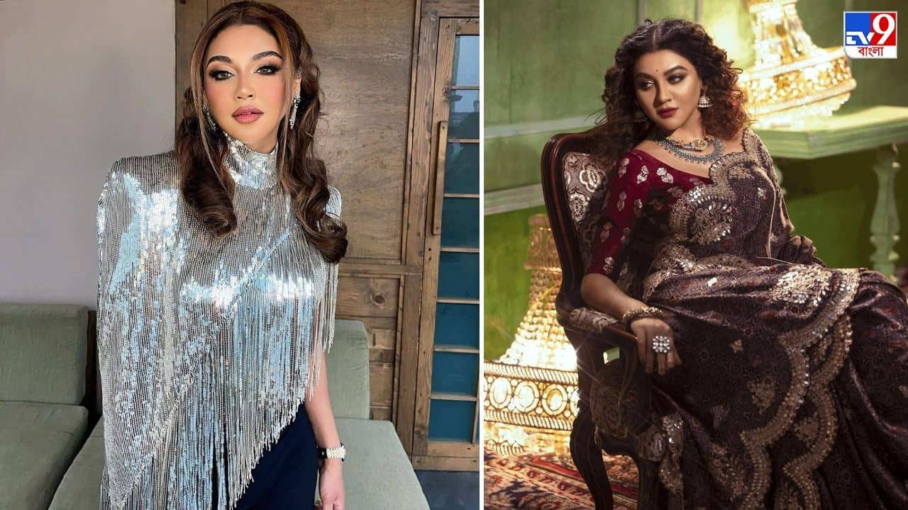 Jaya Ahsan: চকচকে অ্যাসেমেট্রিক  টপে চমকে দেওয়া লুক জয়া আহসানের, দেশি লুক-এ ফেরার আর্জি ফ্যানেদের