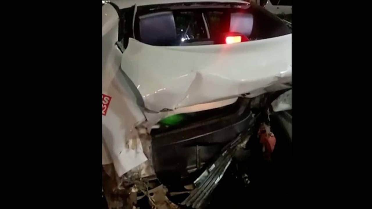 Accident: দুর্ঘটনার কবলে টিভি নাইন বাংলার গাড়ি, আহত গাড়ির চালক