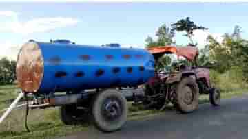 Birbhum Water Tank:  বৃষ্টিহীন জমিতে দেড় হাজারির  জল দিচ্ছেন চাষিরা, ফসল বাঁচানোর শেষ সম্বল