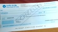 Cheque Book Sign Cancelled Cheque 