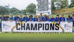 India vs Sri Lanka: আট নম্বরে নেমে পূজার অর্ধশতরান, ৩-০ জয় ভারতের