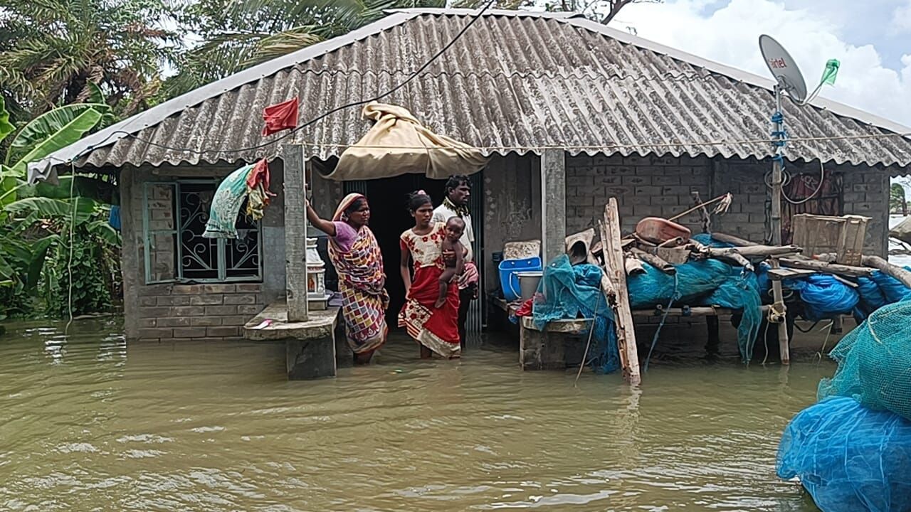Sundarban: নিম্নচাপ ও ভরা কোটালের জোড়া ফলা, বিধ্বস্ত সুন্দরবনের একাধিক এলাকা