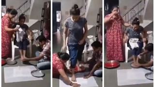 Viral Video: জুতো খুলে ডেলিভারি বয়কে জনসমক্ষে বেধড়ক মার; মহিলার কাণ্ডে নিন্দার ঝড় উঠল নেটপাড়ায়