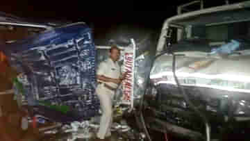 Road Accident: ডিভাইডারে ধাক্কা মেরে উল্টে গেল LPG বোঝাই ট্যাঙ্কার, ফের ধাক্কা ম্যাটাডোরের! গ্যাস লিকের আতঙ্ক ডোমজুড়ে