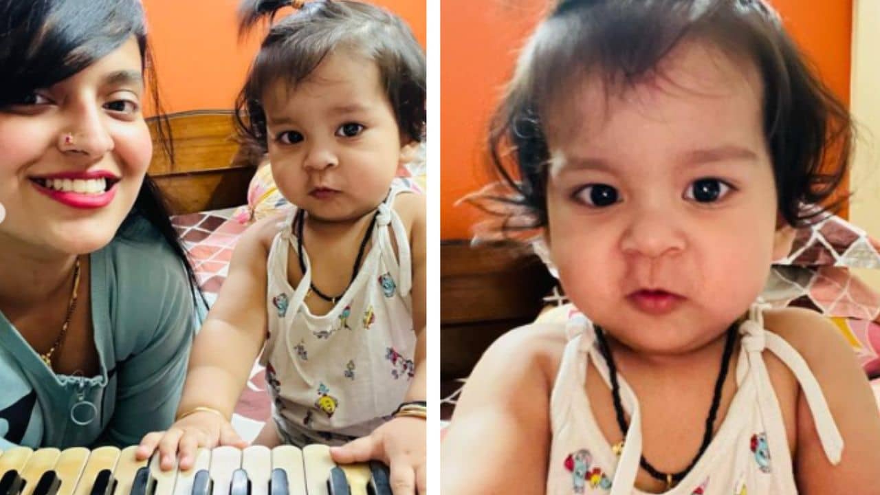 Raja-Madhubani: খুদে হাতে সারেগামা, সুখী পরিবারের প্রমাণ আবারও দিলেন রাজা-মধুবনি