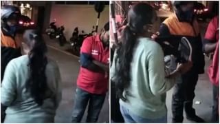 Viral Video: কোলে এক-পাশে এক, দুই সন্তানকে সঙ্গে নিয়ে বাড়ি-বাড়ি খাবার পৌঁছে দিচ্ছেন জ়োম্যাটোর ডেলিভারি পার্টনার