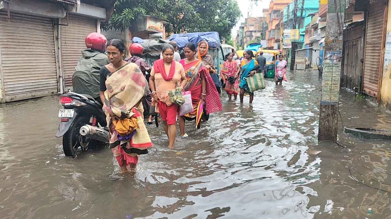 Water Logging: ভোর রাতের টানা বৃষ্টিতে জলমগ্ন বারুইপুরের একাধিক ওয়ার্ড