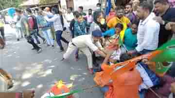 Police Clash with BJP: লকেট, নূপুর হয়ে গিয়েছেন, বিধায়কের মন্তব্য ঘিরে প্রবল বিক্ষোভ