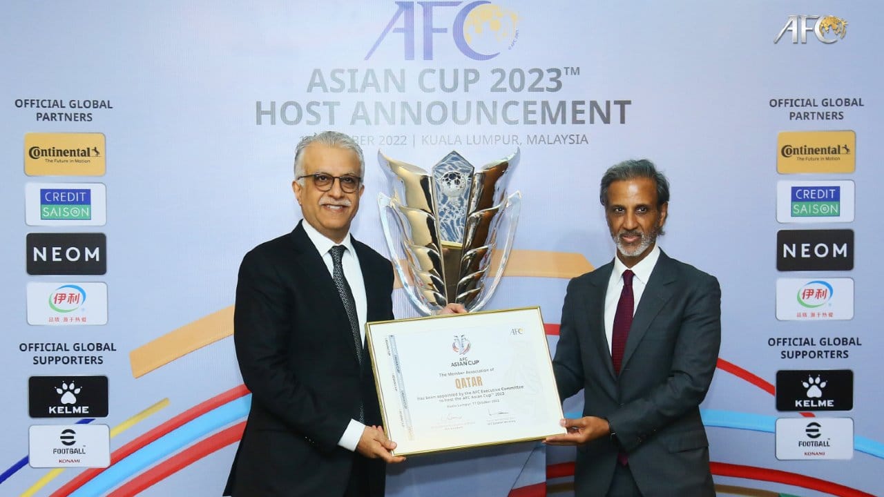 AFC Asian Cup: কাতারেই ২০২৩ এএফসি এশিয়ান কাপ, ২০২৭-এ আয়োজকের দৌড়ে ভারত AFC Asian Cup: কাতারেই ২০২৩ এএফসি এশিয়ান কাপ, ২০২৭-এ আয়োজকের দৌড়ে ভারত