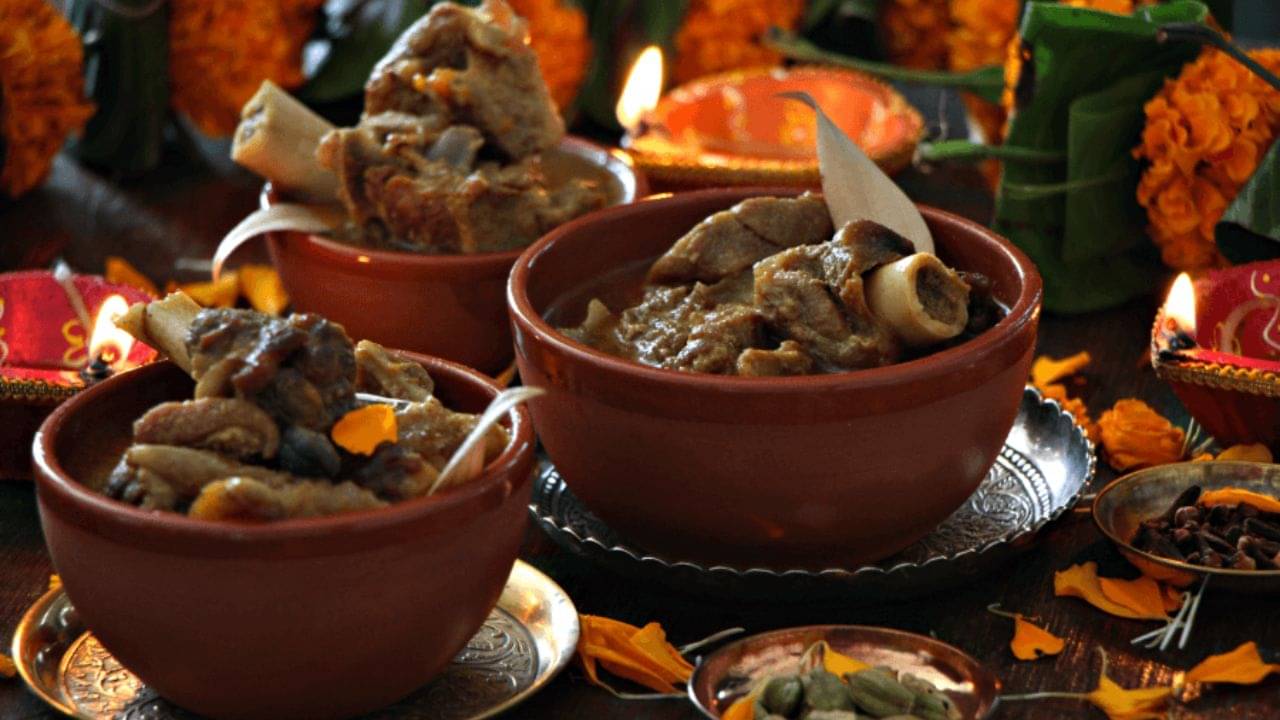 Kali Puja Special: এ বছর বাড়িতে প্রথম কালীপুজো? রেঁধে নিন নিরামিষ পাঁঠার মাংস