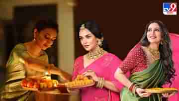Diwali Fashion: বাঙালি কন্যার সৌন্দর্য শাড়িতেই প্রমাণ করলেন মিমি-শুভশ্রী-প্রিয়াঙ্কারা
