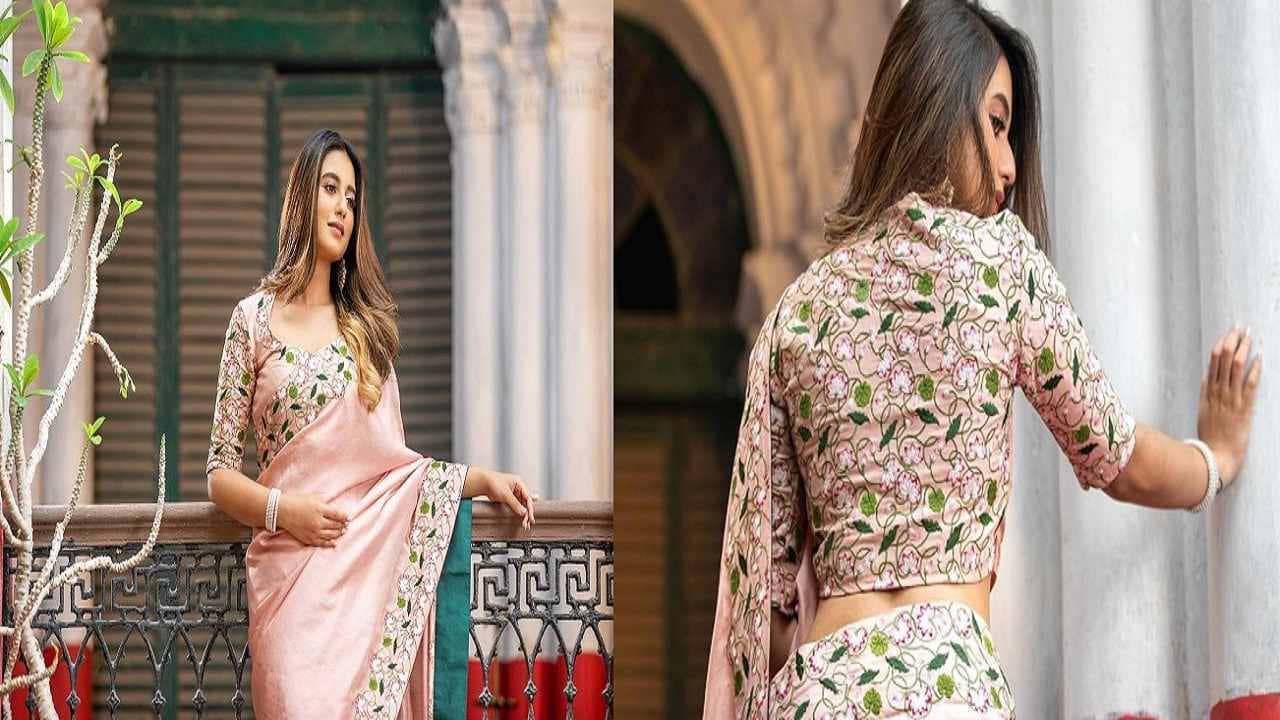 Swastika Dutta: পিচ পিঙ্কের সিল্ক শাড়ি আর ঝুটো মুক্তোর গয়নায় বিশেষ সাজ স্বস্তিকার, নজর কাড়বে আপনারও