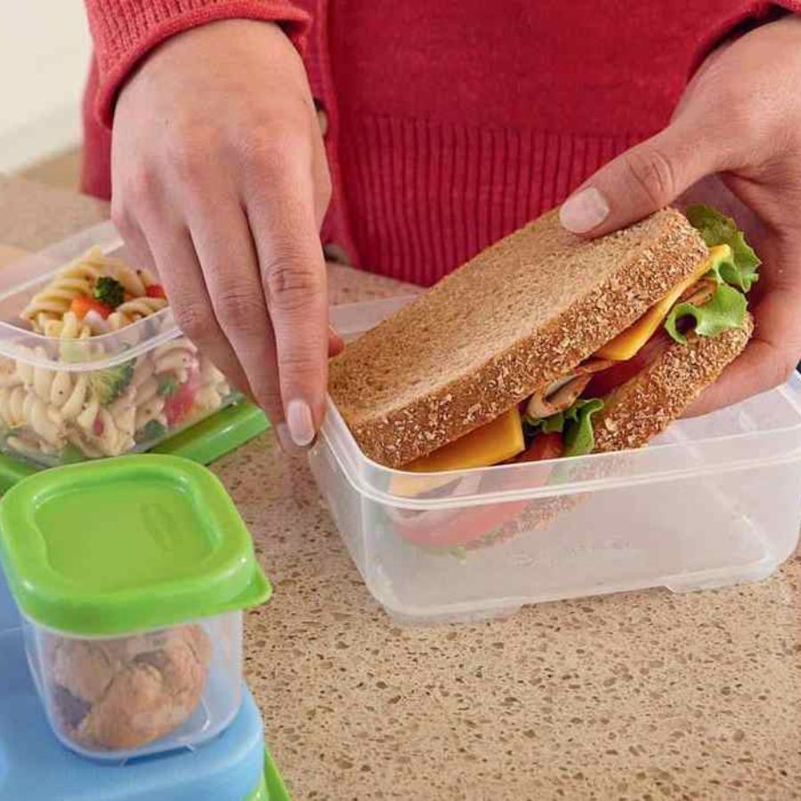   Plastic lunch boxes and other kitchen utensils are also exposed to toxic chemicals.  A chemical called bisphenol is used to harden plastics.  When hot cooked vegetables are placed in the lunchbox, the chemical dissolves into the plastic.  Cancer nests in the body.  Instead use a glass tiffin box or a steel container.