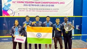 Indian Squash: স্কোয়াশে ইতিহাস সৌরভদের, এশিয়ান চ্যাম্পিয়নশিপে প্রথম সোনা জিতল ভারত Indian Squash: স্কোয়াশে ইতিহাস সৌরভদের, এশিয়ান চ্যাম্পিয়নশিপে প্রথম সোনা জিতল ভারত