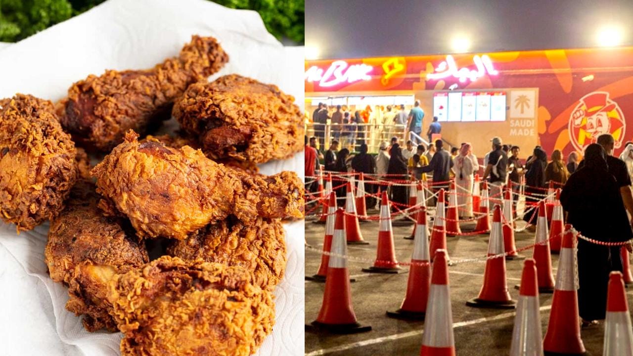 Qatar World Cup 2022 Long queues to buy fried chicken in Petpujo, Doha