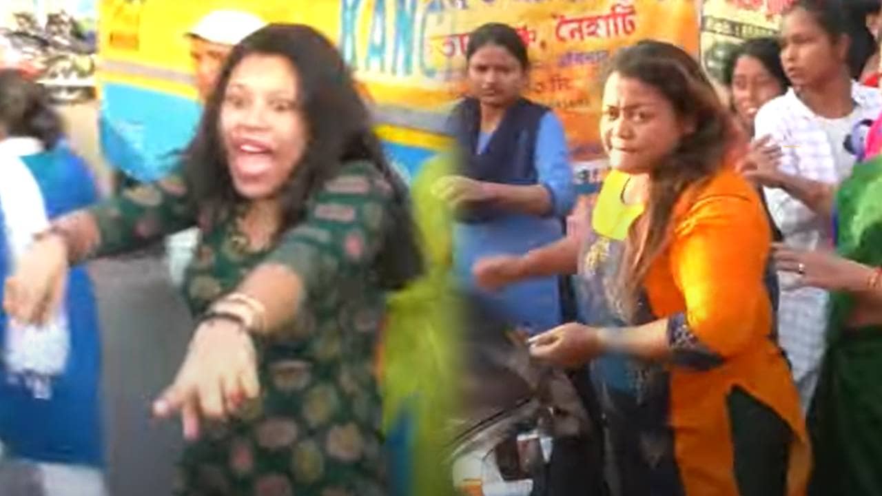 BJP Agitation: ডেঙ্গি ইস্যুতে বিজেপির বিক্ষোভ ঘিরে ধুন্ধুমার নৈহাটিতে, পুলিশের সামনে মহিলাকে বেধড়ক মার
