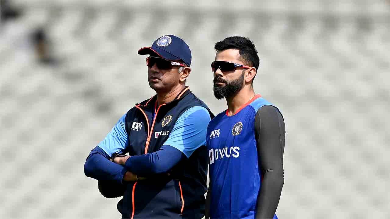 T20 World Cup 2022: কোহলির হোটেল রুমের ভিডিও ফাঁসের ঘটনায় প্রতিক্রিয়া দ্রাবিড়ের