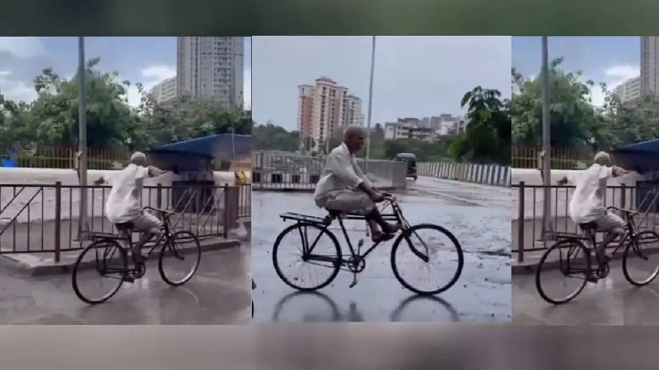 Viral Video: স্টান্ট দেখিয়ে ঝড়ের গতিতে সাইকেল চালাচ্ছেন বৃদ্ধ, সত্যিই বয়স সংখ্যা মাত্র, বলছেন নেটিজ়েনরা