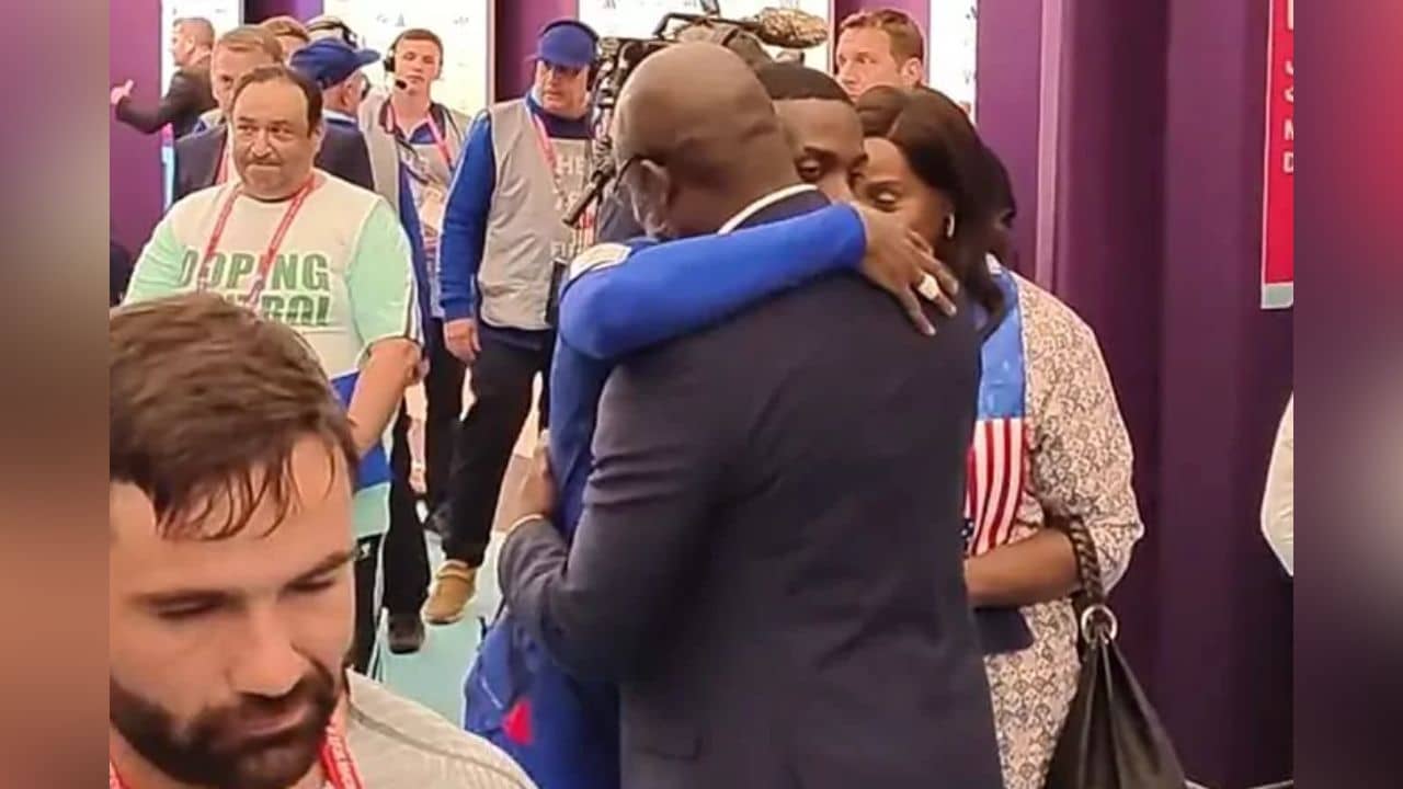 FIFA World Cup 2022: ছেলের জয়ে আবেগে ভাসছেন বাবা!