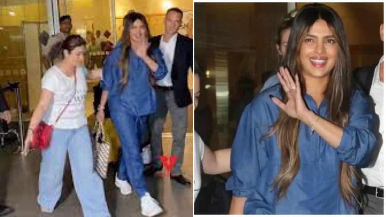 Priyanka Chopra: শীতকালে ডেনিম লুক কেমন হবে? ৩ বছর পর দেশে ফিরে এয়ারপোর্ট স্টাইলেই বুঝিয়ে দিলেন দেশি গার্ল