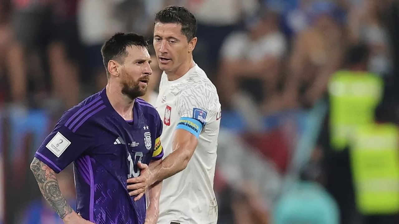 Lionel Messi-Robert Lewandowski: লেওয়ানডস্কির কড়া ট্যাকলের পরও নিরুত্তাপ মেসি
