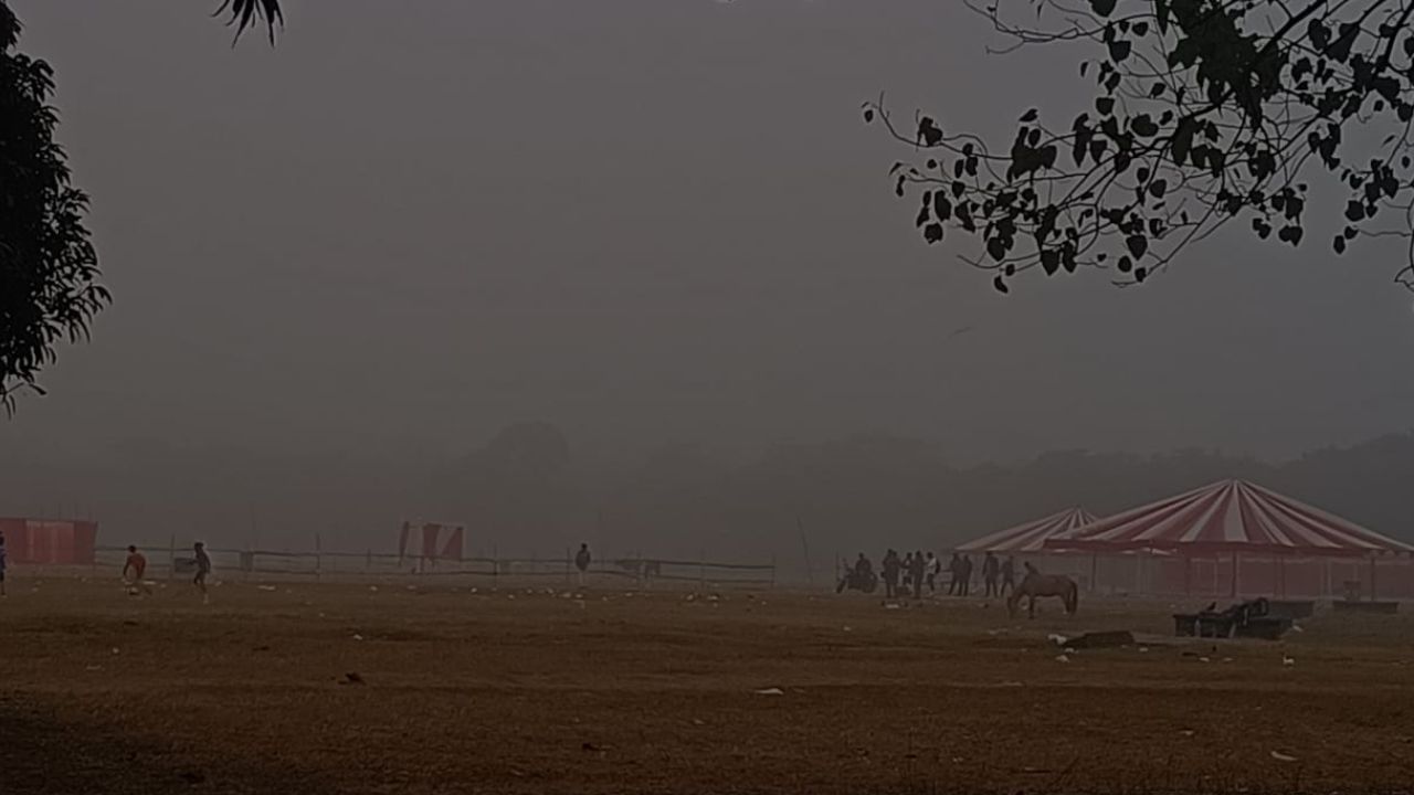 গত ২৫ ডিসেম্বরেও কলকাতাবাসীকে গরমে দিন কাটাতে হয়েছিল। এই শীতেই ৫০ বছরের গরমের রেকর্ড ভাঙে। (ছবি: অরিত্র ঘোষ)