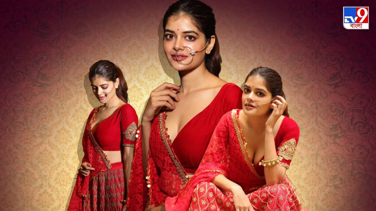 Madhumita Sarcar: বিয়ের মরশুমে লাল চোলিতে সাজলেন মধুমিতা, ডিপ কাট ব্লাউজে আগুন ধরালেন নেটপাড়ায়