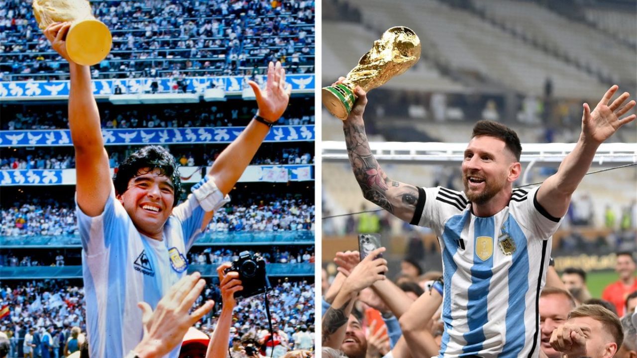 Diego Maradona-Lionel Messi: বাঁ-পায়ের জাদুকরদের সাফল্যের ঝুলিটা ঠিক কেমন?
