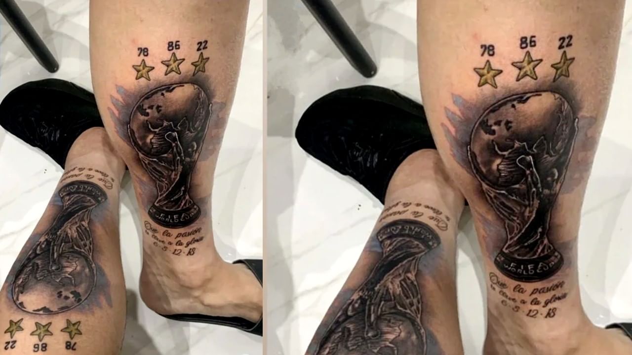 Argentina fan fixes massive error in Emiliano Martinez World Cup tattoo