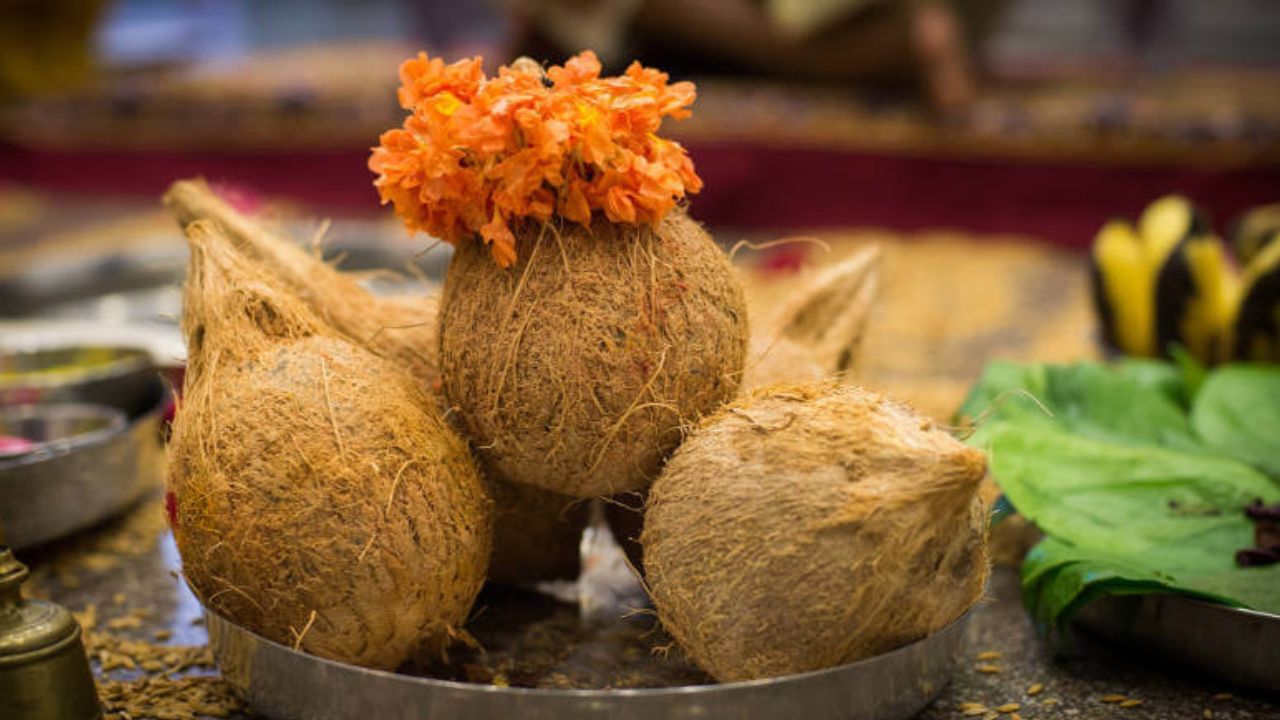 নারকেল: আপনি ছোট ছোট নারকেল বাড়িতে আনুন, সেগুলিকে কাপড়ে মুড়িয়ে ভল্টে রাখুন। তারপর দীপাবলির দ্বিতীয় দিনে সেগুলি বের করে একটি নদী বা পুকুরে ডুবিয়ে দিন। বাস্তু নিয়ম অনুসারে, এমনটা করলে ধনলক্ষ্মী দীর্ঘকাল গৃহস্থের বাড়িতে বাস করেন। দ্বিতীয় নারকেলটি বিসর্জনের পর ভল্ট বা আলমারিতে রেখে দিন। 