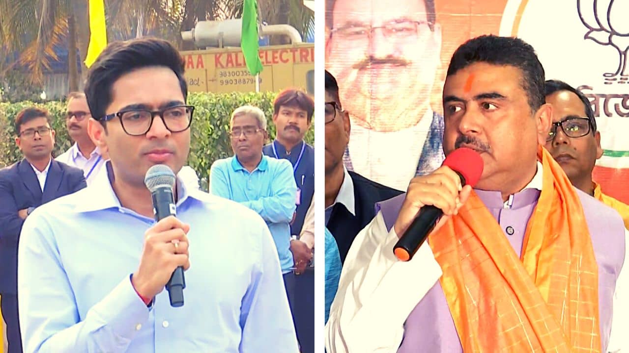 Suvendu-Abhishek: মিমিক্রি করে যে কারও গলা নকল করা যাবে, বিনয় মিশ্র প্রসঙ্গে অভিষেককে পাল্টা বিঁধলেন শুভেন্দু