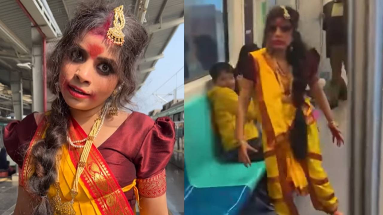 Manjulika: ভিডিয়ো : ‘মঞ্জুলিকা’কে দেখে ভয় পাচ্ছেন মেট্রো যাত্রীরা!