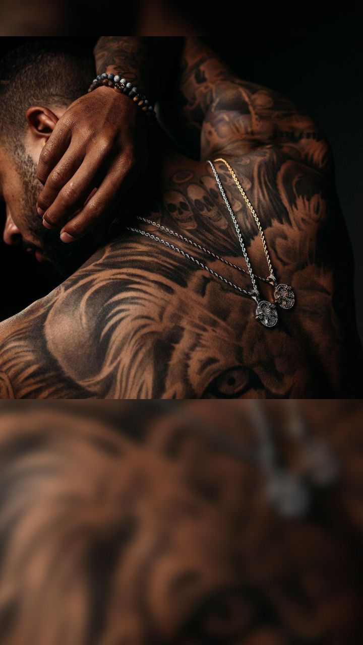ডচ তরক মমফস ডপর পঠজড সহ  TV9Bangla  Dutch Football Player Memphis  Depay Have A Very Special Lion Tattoo On His Back Au5