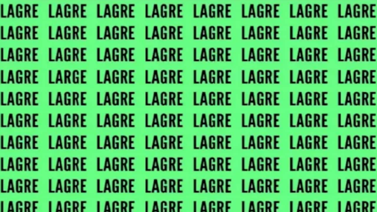 Optical Illusion: নজর তীক্ষ্ণ হলেই LARGE শব্দটা নিমেষে খুঁজে পাবেন, চ্যালেঞ্জ অ্যাক্সেপ্ট করলেন?