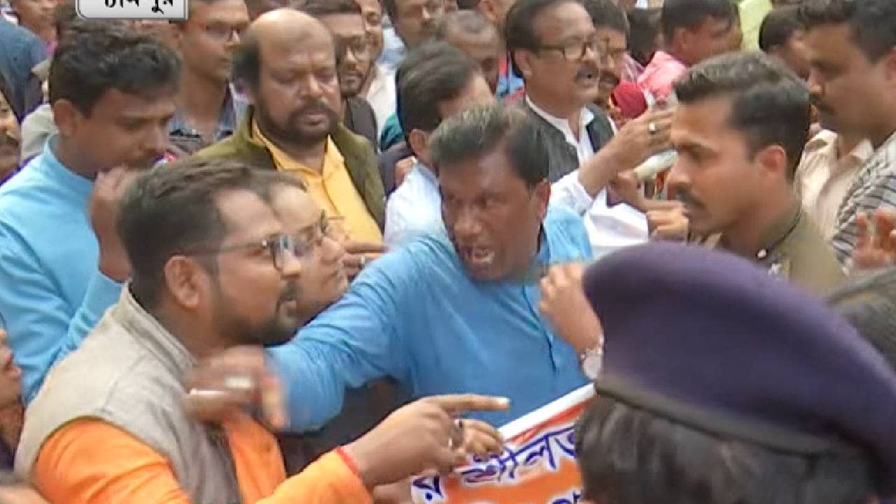 Shyampur Molestation Case : ক্ষোভে ফুঁসছে শ্যামপুর, থানার সামনে বিজেপির বিক্ষোভ ঘিরে উত্তেজনা