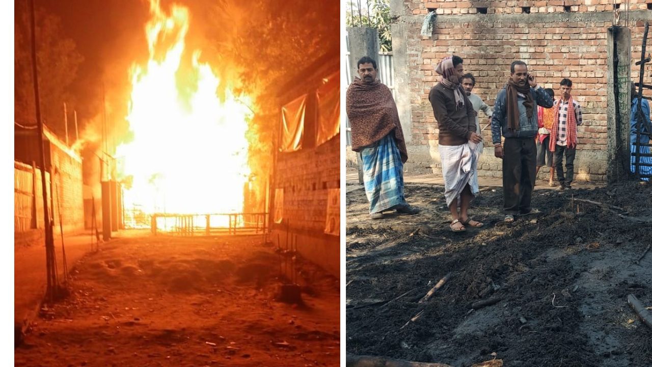Arambag Fire: 'আমাদের কর্মীরা বেরিয়ে আসে, তারপরই আগুন লাগায়', পুড়ে ছাই তৃণমূলের দলীয় কার্যালয়